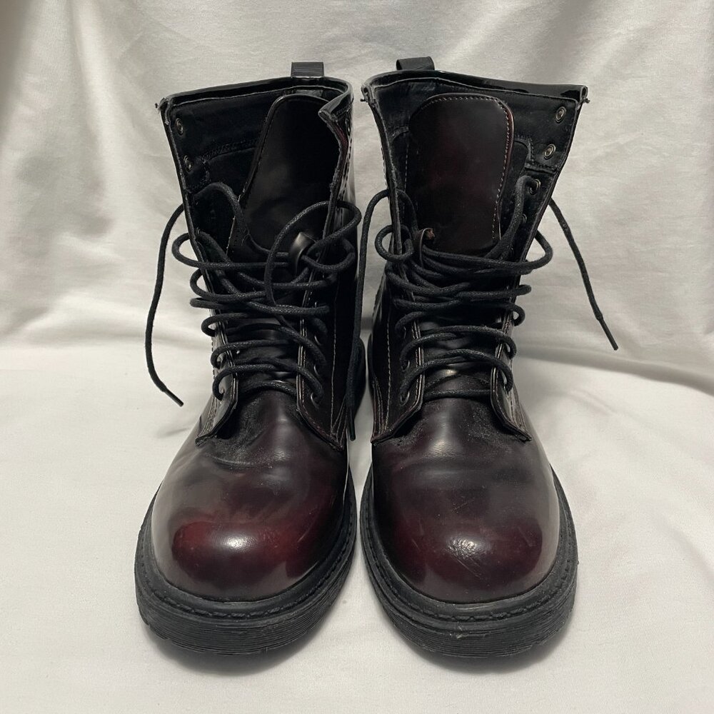Charlotte Russe Womens Boots Size 8 Lace Up Preowned - Picture 2 of 5